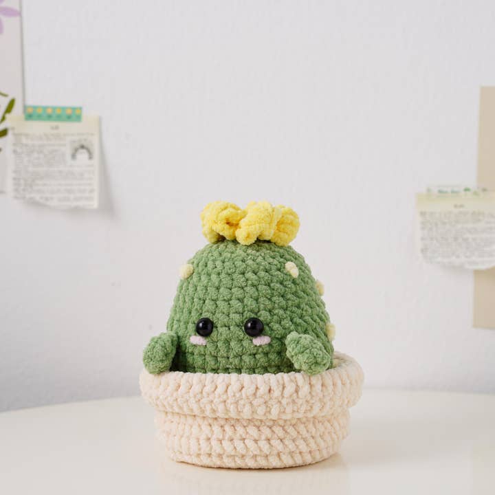 Baby Cactus Crochet, Amigurumi Plant, Cute Crochet Cactus for wholesale by TOMOPOD LLC