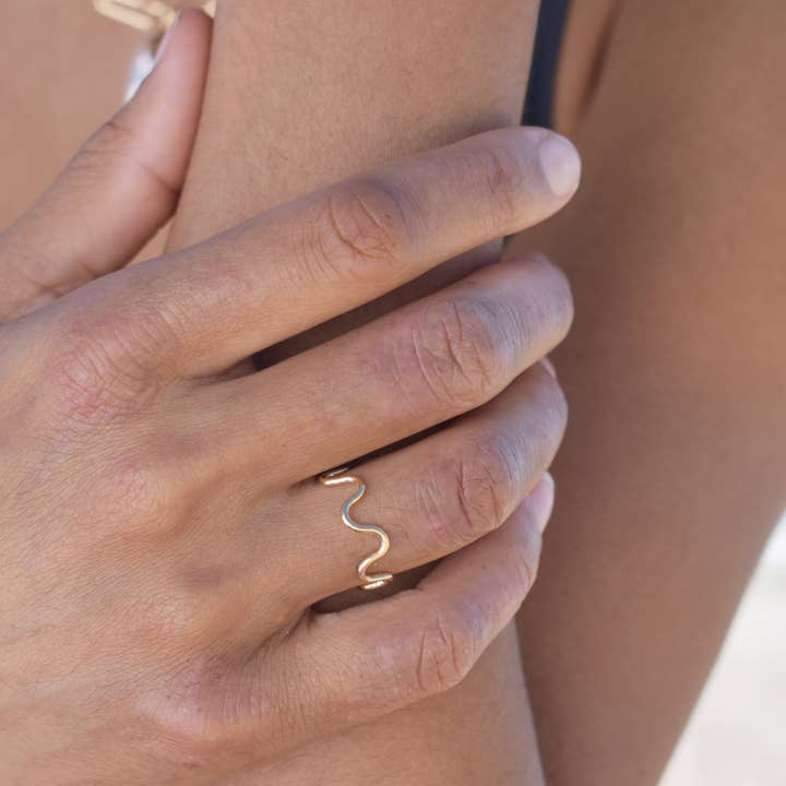Curvy Ring - #2 for wholesale by RA HA Jewelry