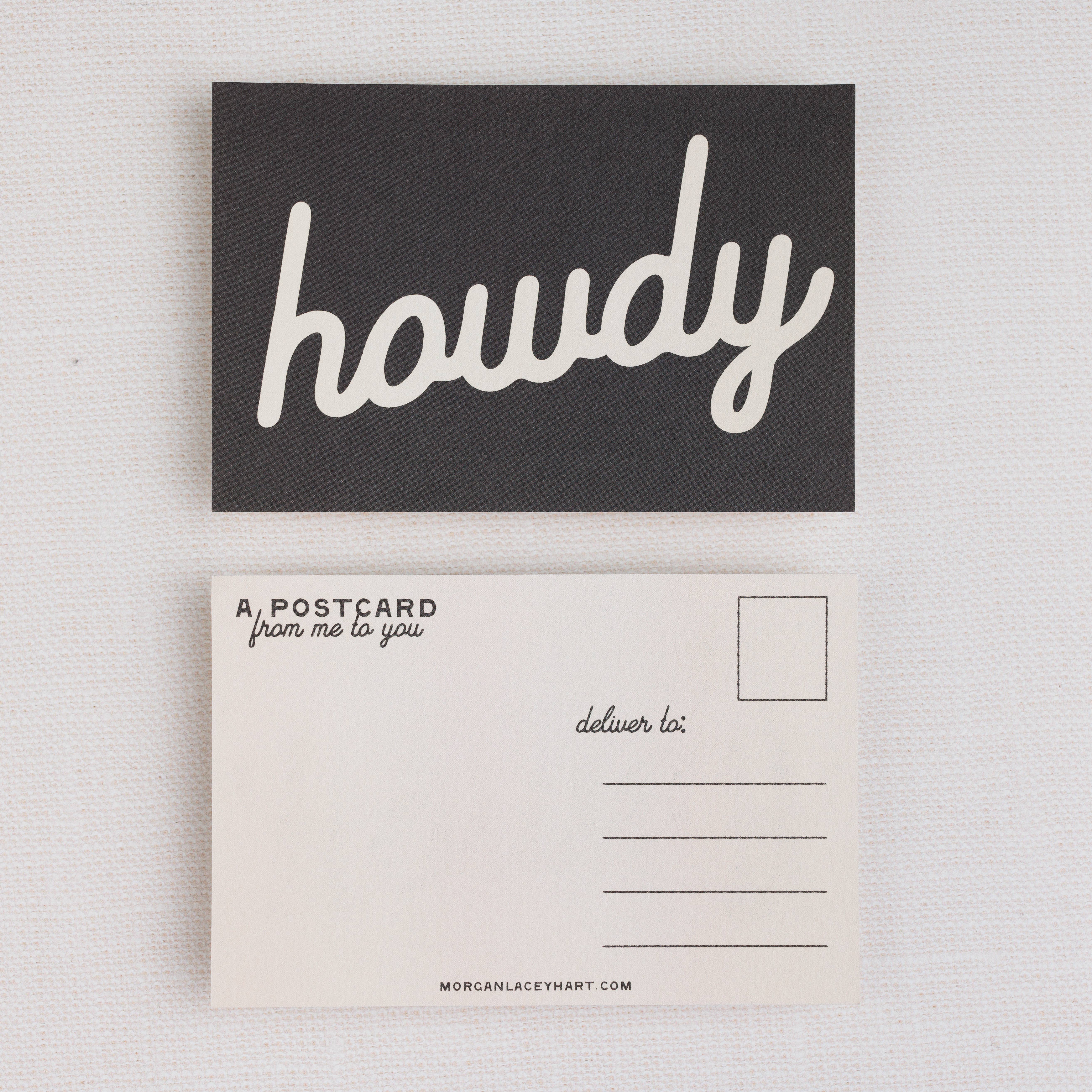 Morgan Lacey Hart - Wholesale Postcard - Howdy Postcards21