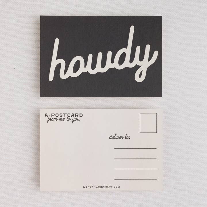 Morgan Lacey Hart - Vente Cartes postales - Cartes postales Howdy21
