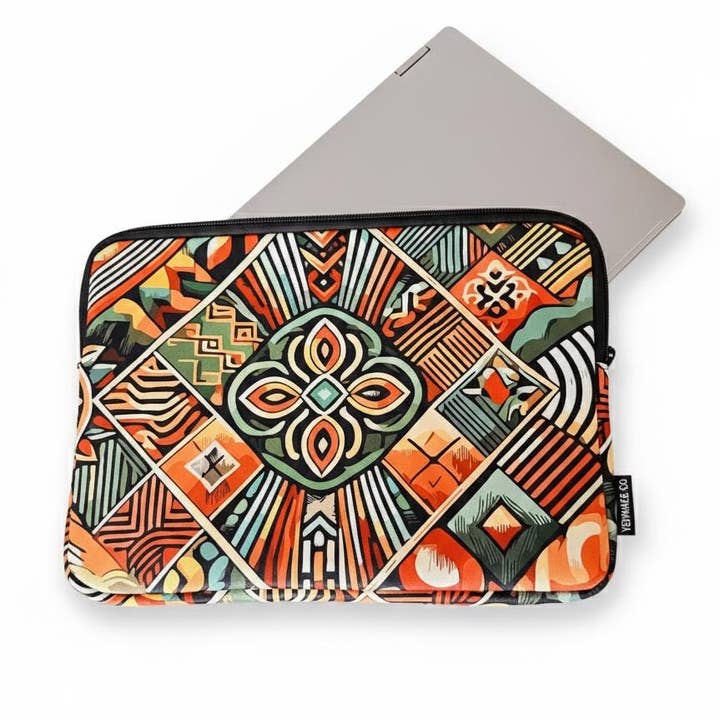 17 Inch Waterproof Neoprene Laptop Sleeve Pyramid - Pyramid for wholesale by YewandeAndCo