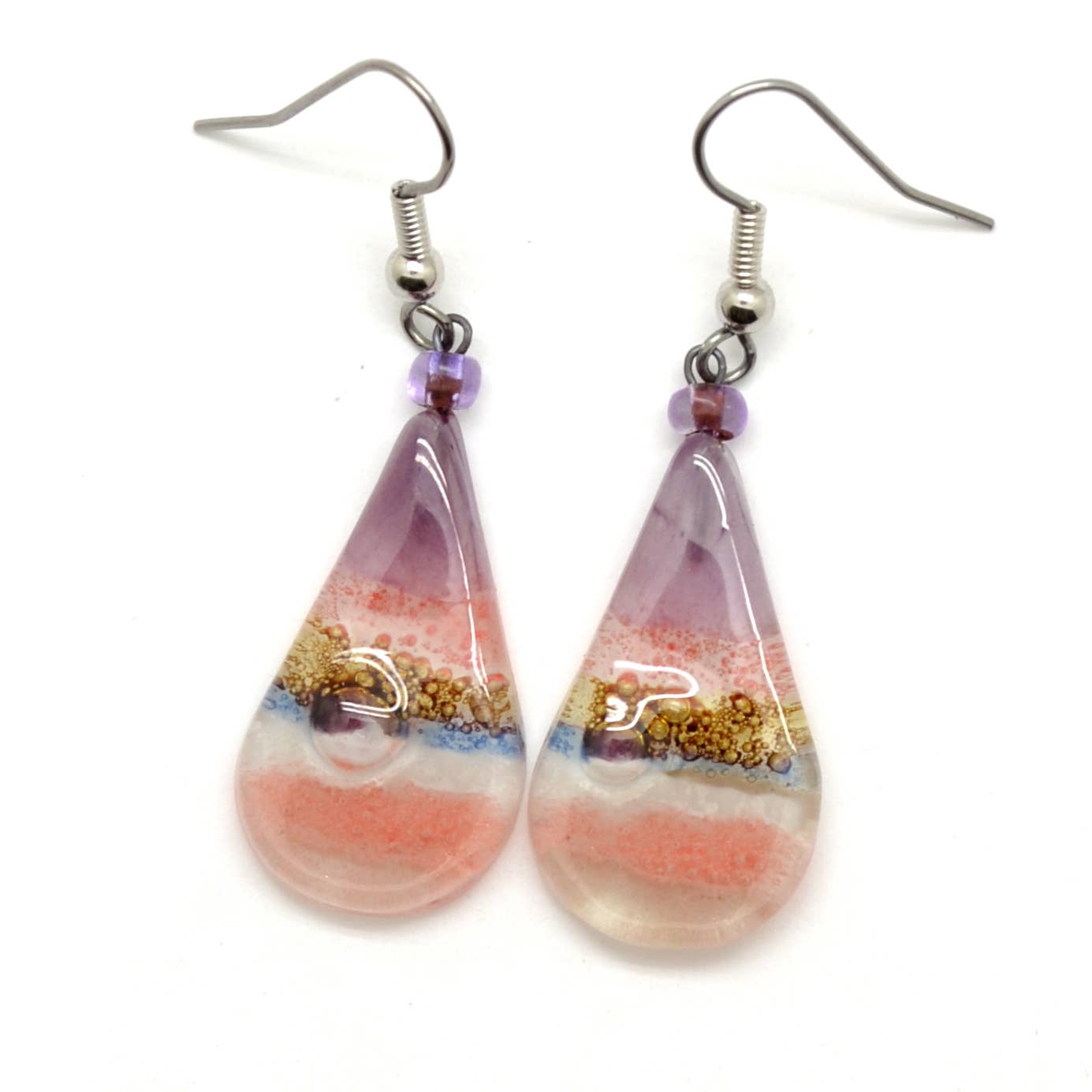 Dunitz & Company - Wholesale Dangle Earrings - Teardrop Glass Dangle Earrings10