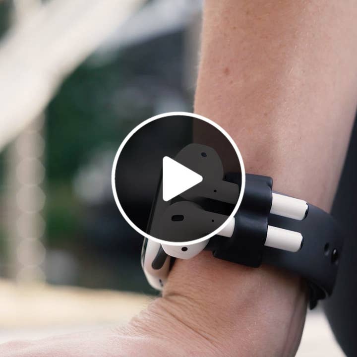 Black AirPods Watch Band Holder (Black) for wholesale on Faire7