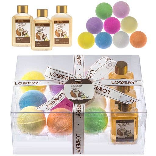 Lovery - Wholesale Bath Bomb/Fizz - Bath Bombs Gift Set - Home Spa Set in Multiple Fragrances
