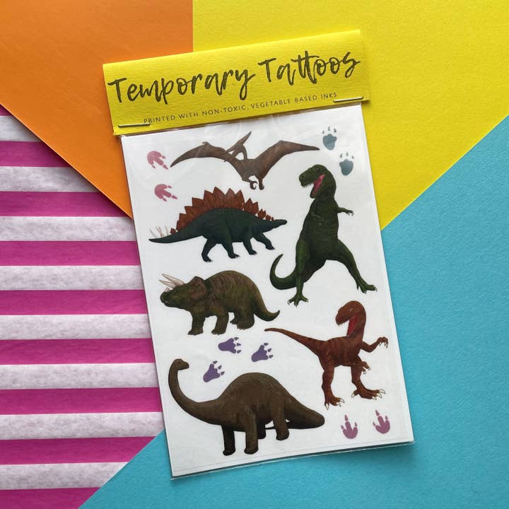 Dinosaurs - Temporary Tattoos for wholesale by Lydia Meiying