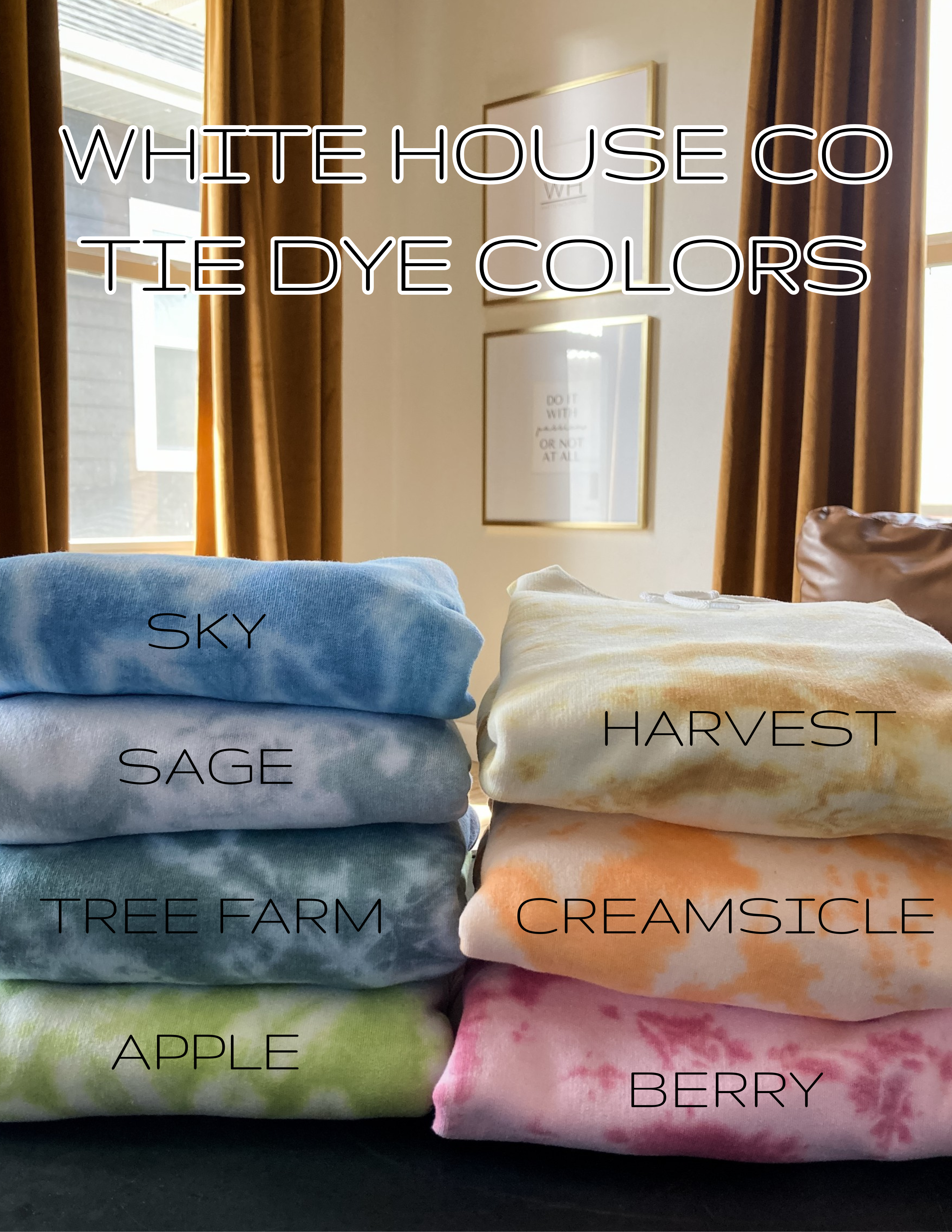 White House Co - Wholesale Sweatshirt - Women's - Tie Dye Crewneck11