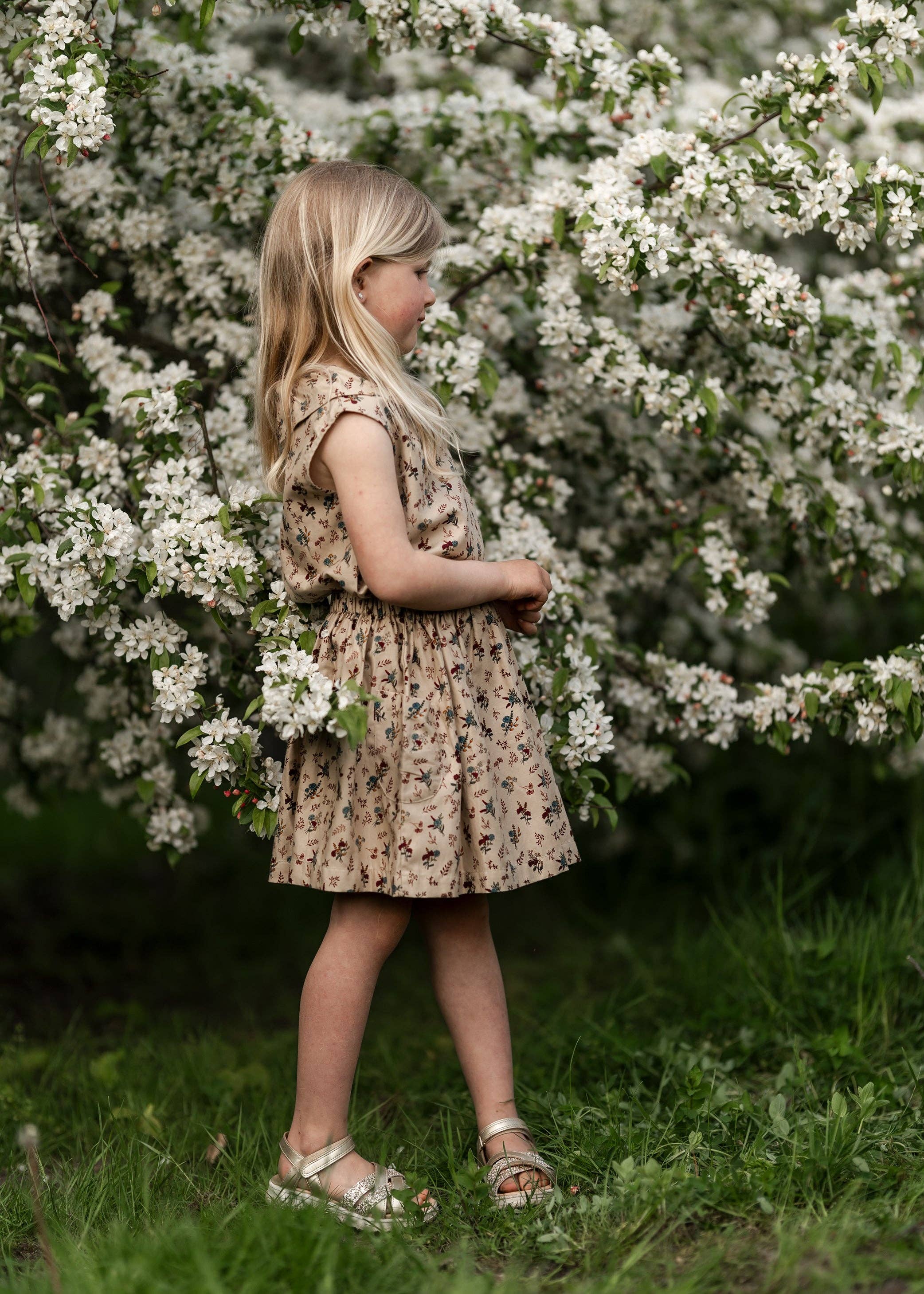 Cream Emilie skirt for wholesale on Faire4