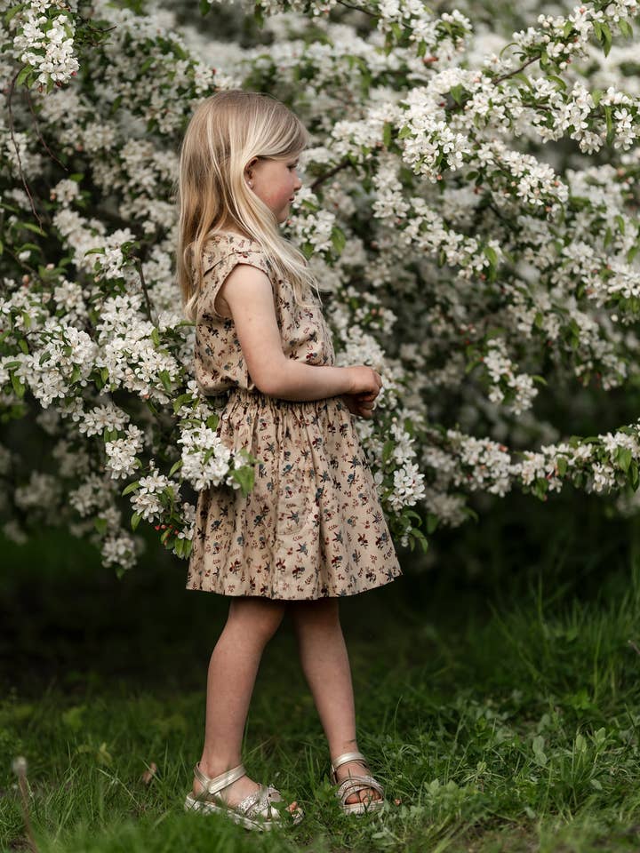 Cream Emilie skirt for wholesale on Faire4