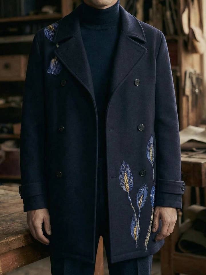 Abrigo 100% Lana - Pieza Única - Talla L/XL (Copia) para venta al por mayor de Emile Garçon