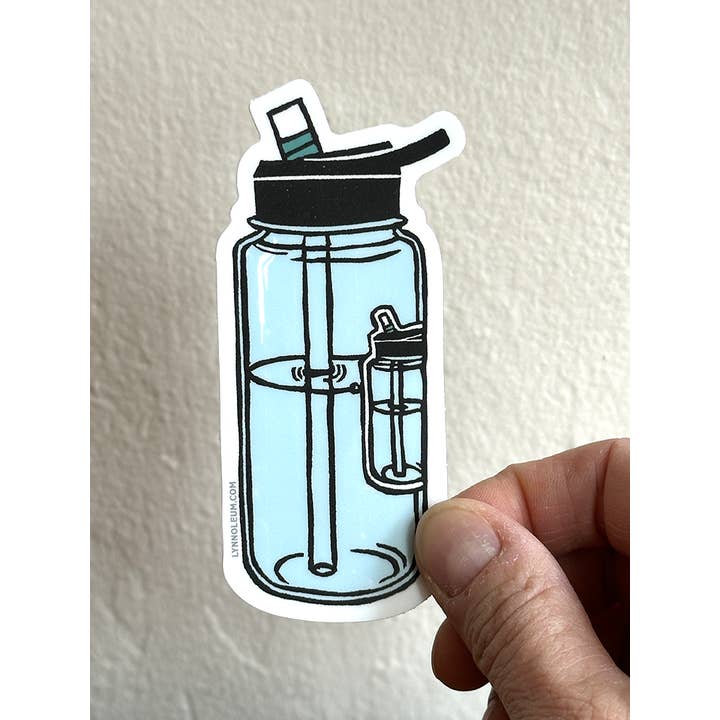 Lynn-oleum – Adesivo por atacado – ADESIVO GARRAFA DE ÁGUA1