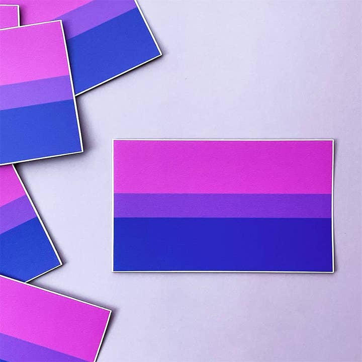 Flags For Good - Wholesale Sticker - Bisexual (Bi) Pride Sticker