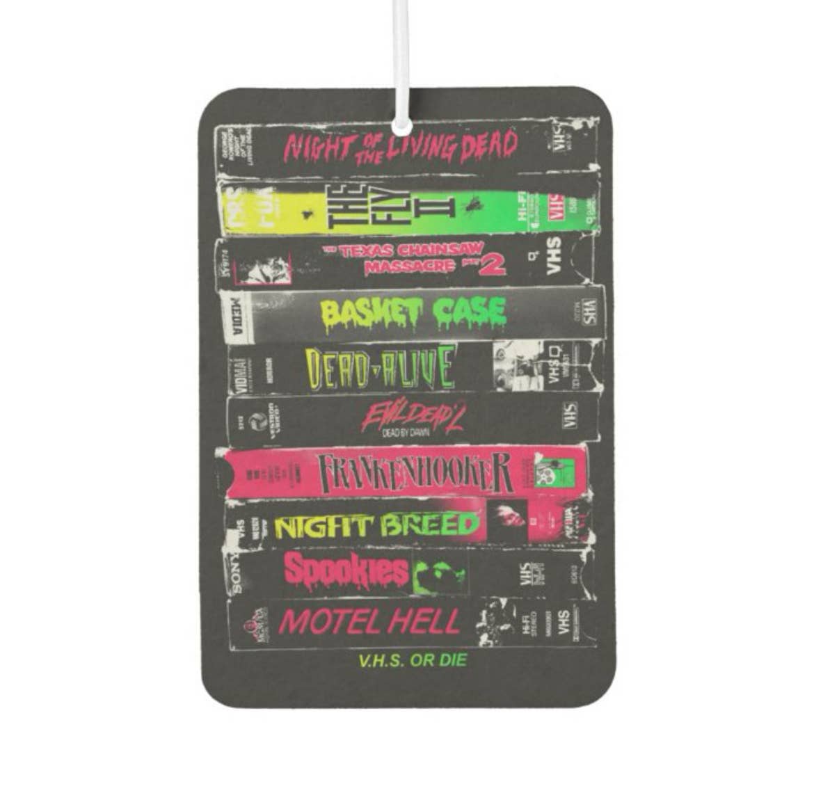 CultPOP - Wholesale Car Freshener - Unisex - 80s VHS Car Freshener- Cherry Scent