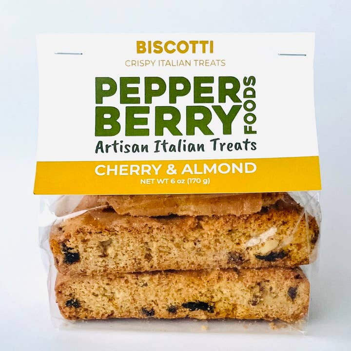 Pepperberry Foods LLC - Wholesale Cookie - Cherry Almond Biscotti0