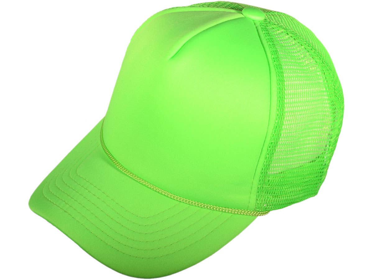 Buck Wholesale – Großhandel Trucker-Cap – Unisex – Buck Wholesale Schlichte Schaumstoff-Trucker-Caps mit Netzrückseite, mittleres Profil (44 Farben)30