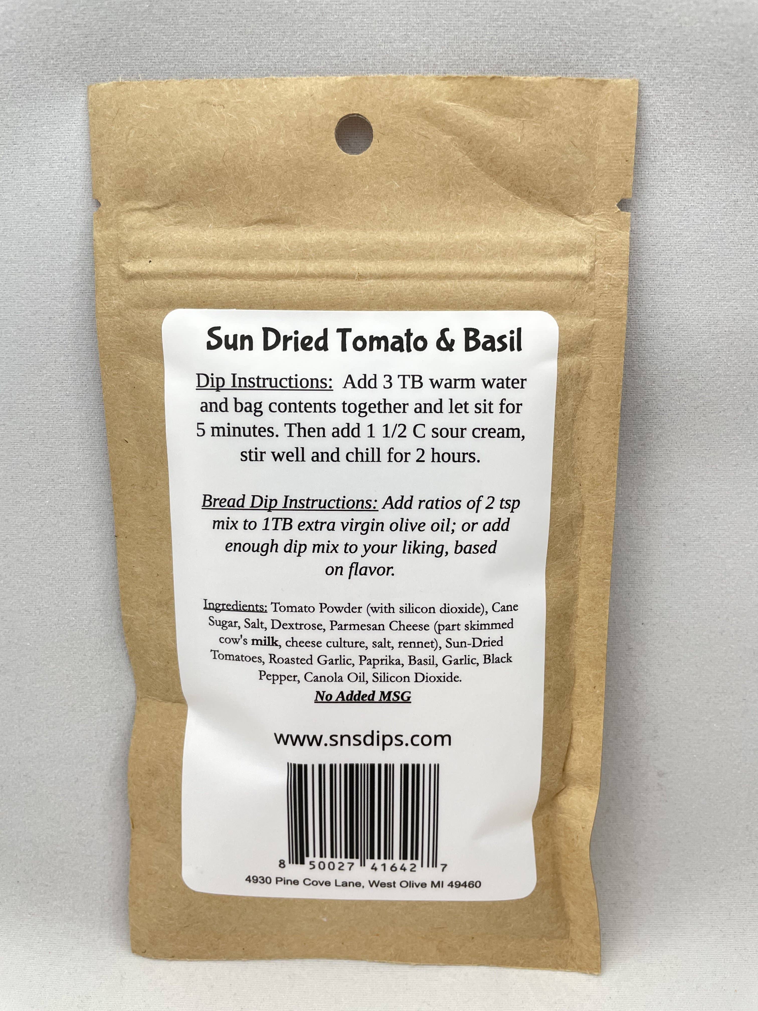 SnS Dips - Wholesale Dip - Sun Dried Tomato Basil Dip1