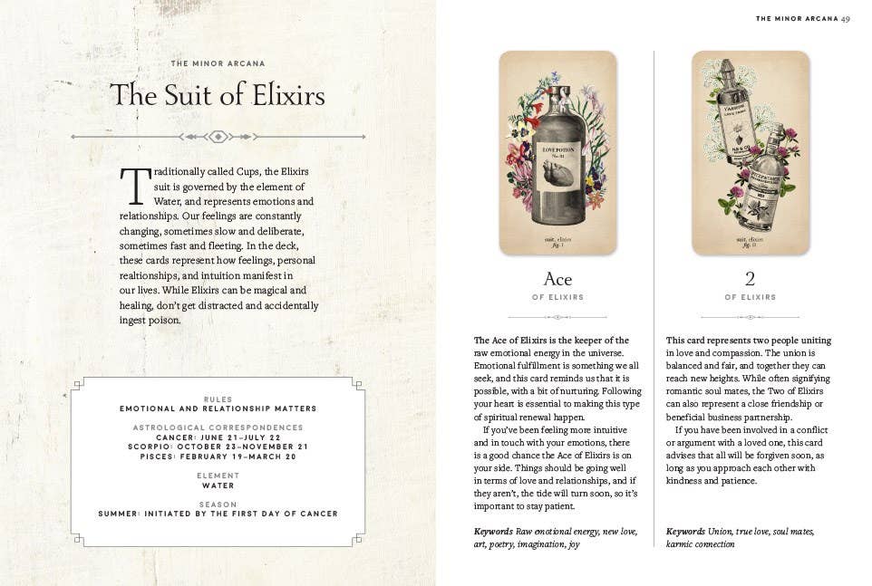 Abrams - Vente Cartes de tarot - Kit de tarot d'anatomie antique4