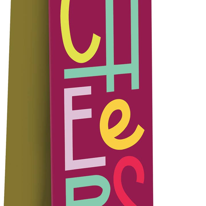 WINE BAG GRAPE CHEERS for wholesale by Punch Studio