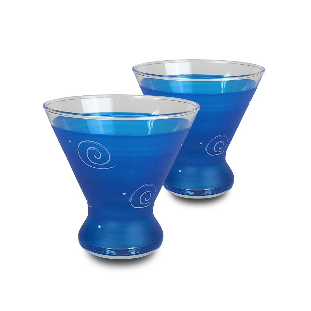 Golden Hill Studio - Vendita all'ingrosso Bicchieri da cocktail/superalcolici - Occhiali cosmopoliti turchesi splendore peruviano3