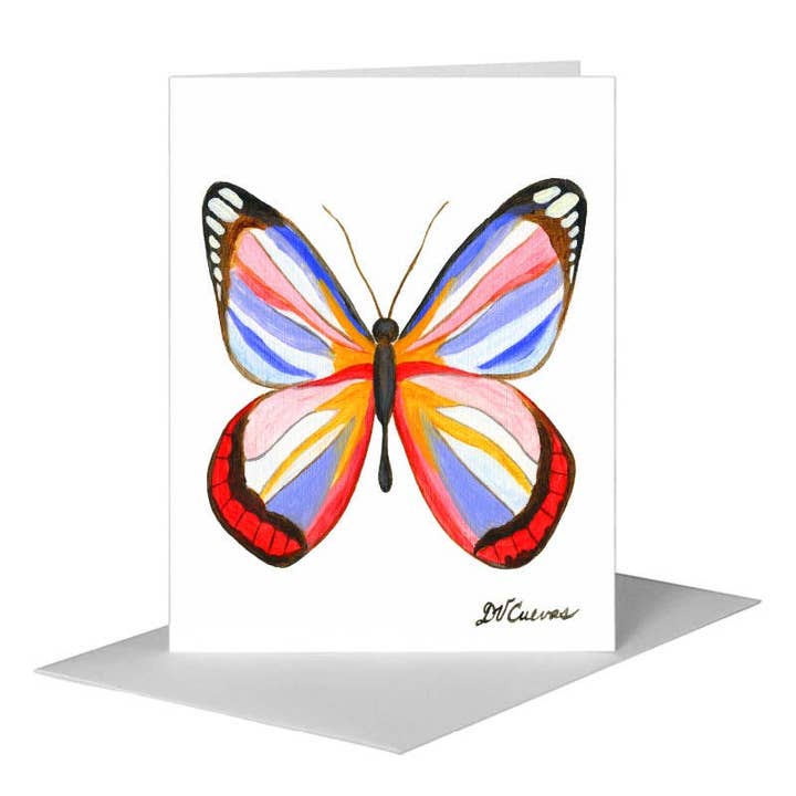 Vingestriber, Hilsen Kort (#7642A) for engroshandel hos Printed Canvas