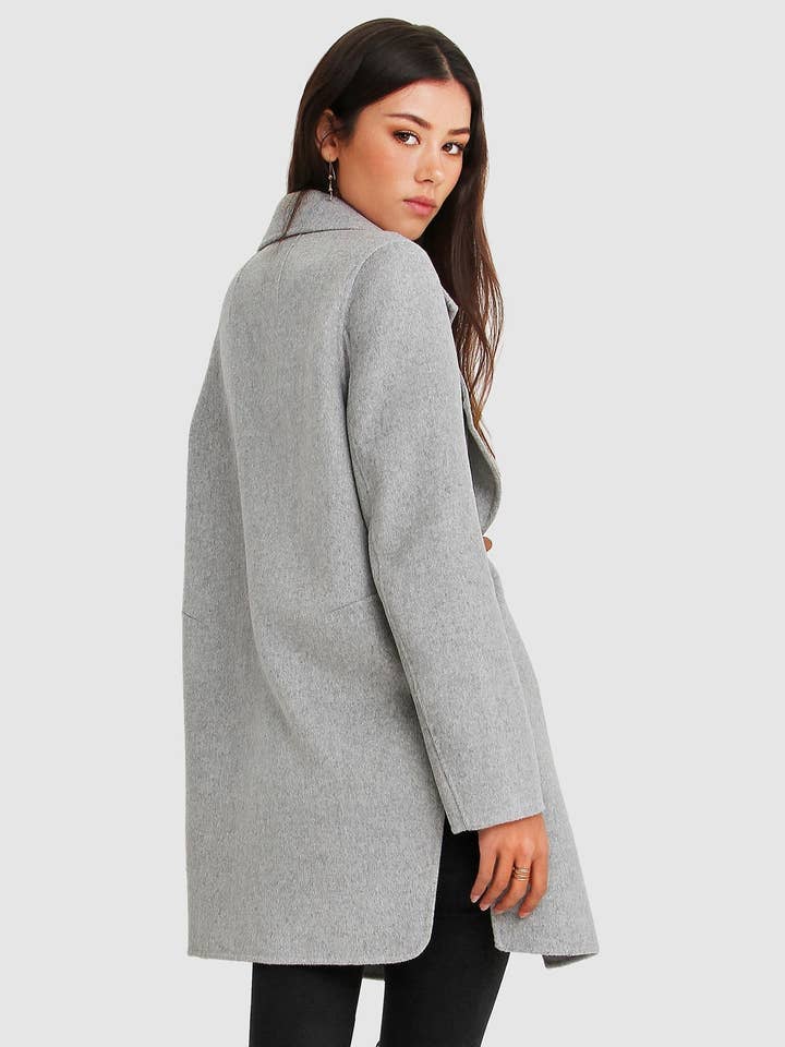belle & bloom - Wholesale Jacket - Women's - NEW FIT Ex-Boyfriend Wool Blend Oversized Jacket