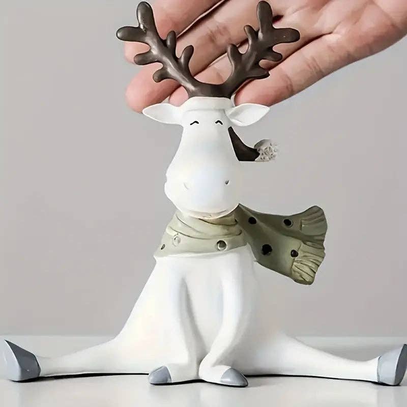 Huis Van Merken – wholesale Skulptur – Hartsfigur i harts - Handmålad prydnadsfigur för heminredning och present3