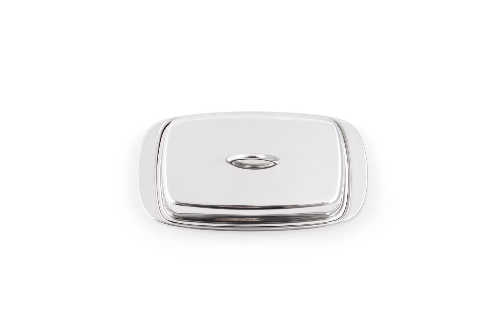 Fox Run Brands - Wholesale Butter Dish - Fox Run Stainless Steel Butter Dish, 7.75" x 2.25" x 4.25"3