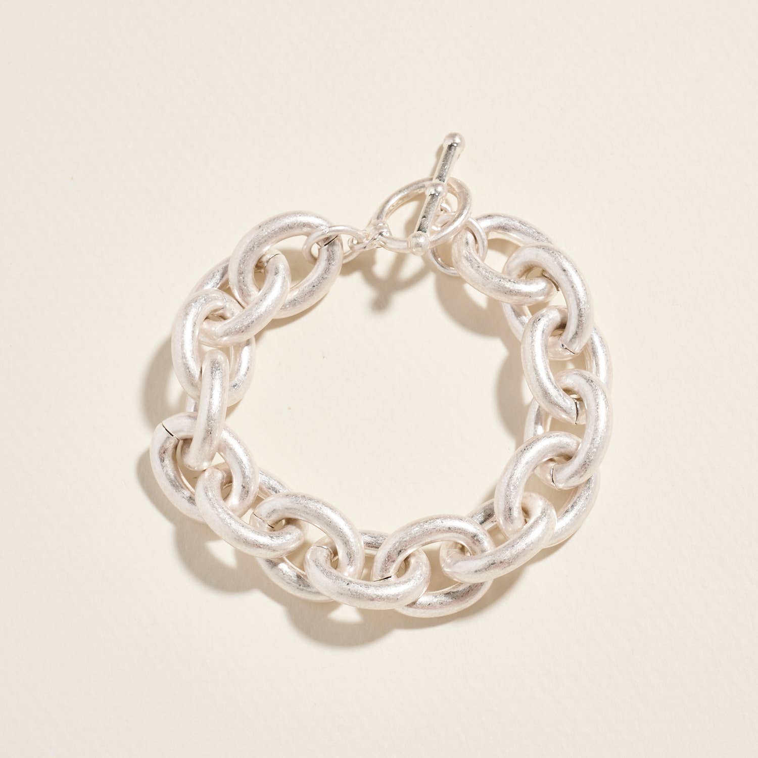 Designature New York - Wholesale Link & Chain Bracelet - Chunky Chain With Toggle Clasp Bracelet4