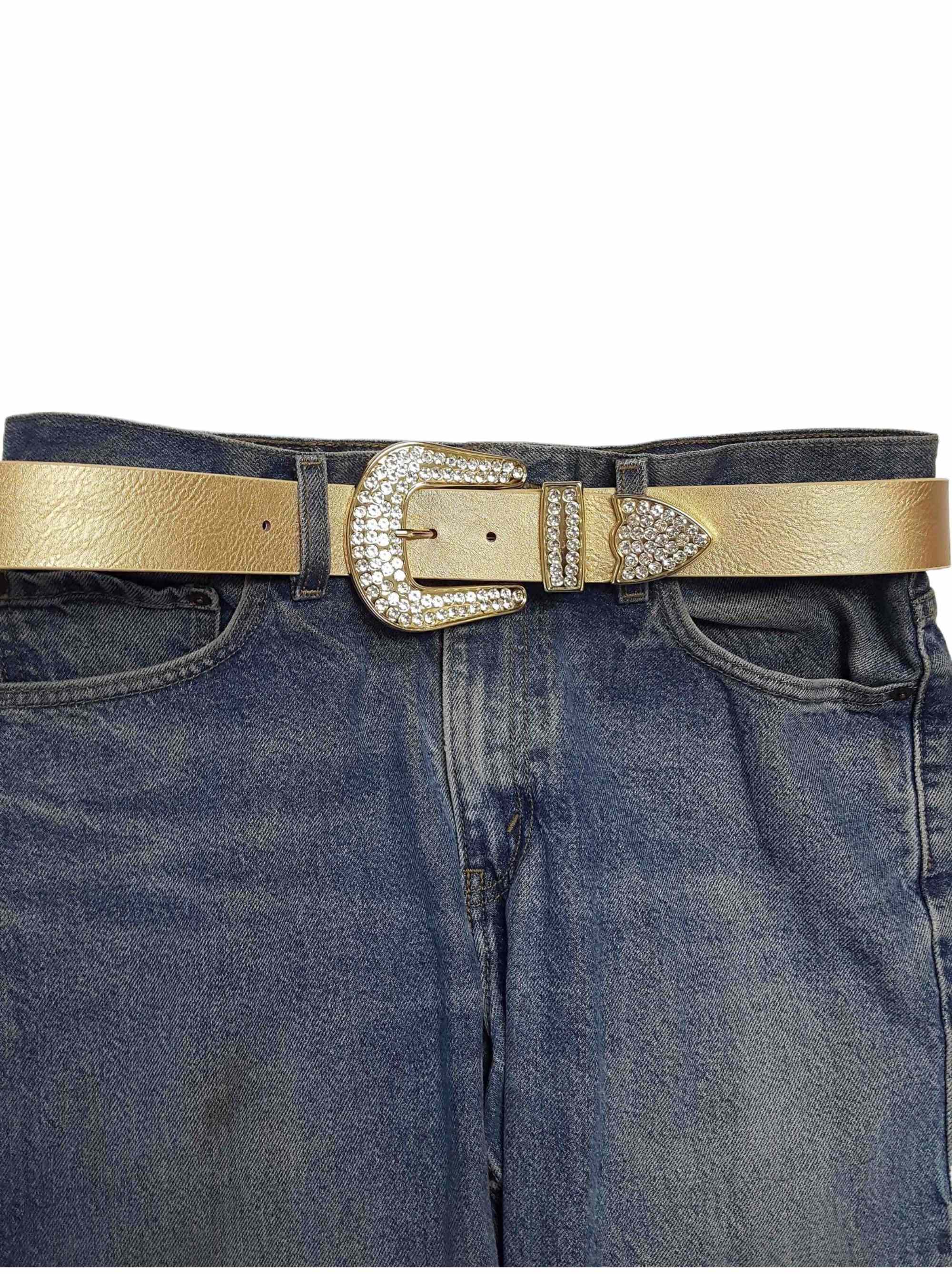 Axesoria West - Wholesale Belt - Women's - Special Price : Classic Western Rhinestone Buckle Belt4