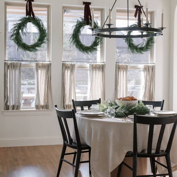 CG Hunter - Wholesale Wreath - 30" Faux Evergreen Cedar Wreath6