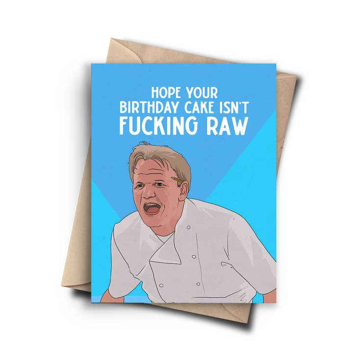 Pop Cult Paper - Wholesale Birthday Card - Funny Birthday Card - Gordon Ramsay Pop Culture Card