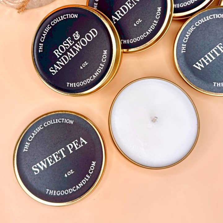 The Good Candle - Wholesale Travel Candles - Gardenia Travel Candle0