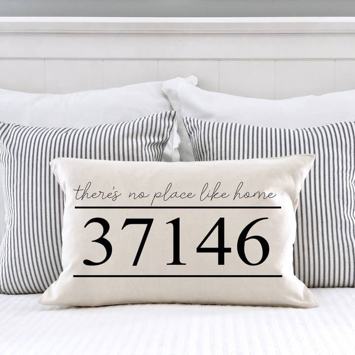 City and State Throw Pillow - There's No Place Like Home for wholesale by LuckTen