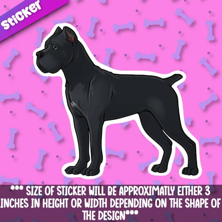 Mega Kawaii Cuties - Wholesale Sticker - Cane Corso Sticker