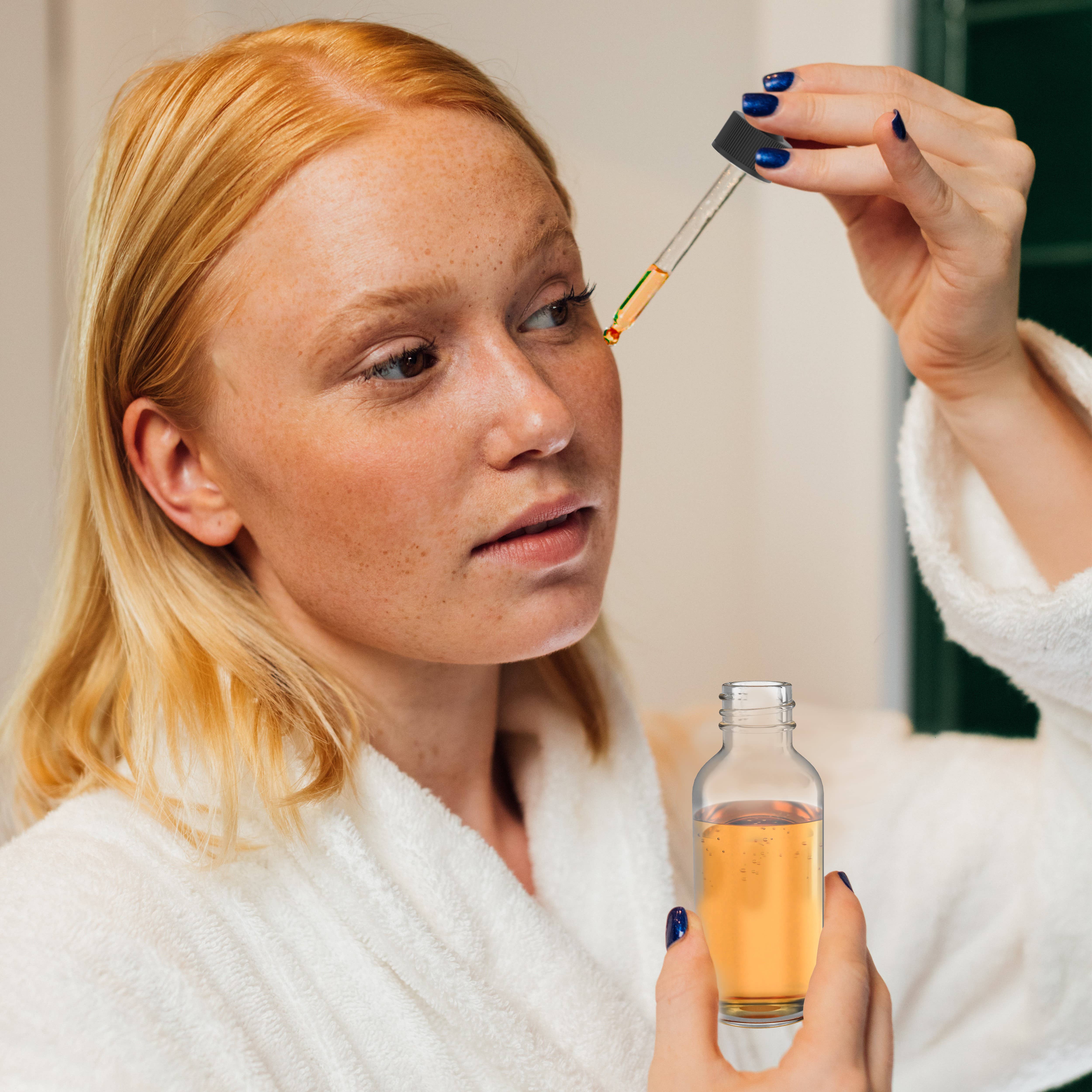 Nevlers - Wholesale Travel Container - Clear Glass Dropper Bottles - 2 oz. (Pack of 24)1