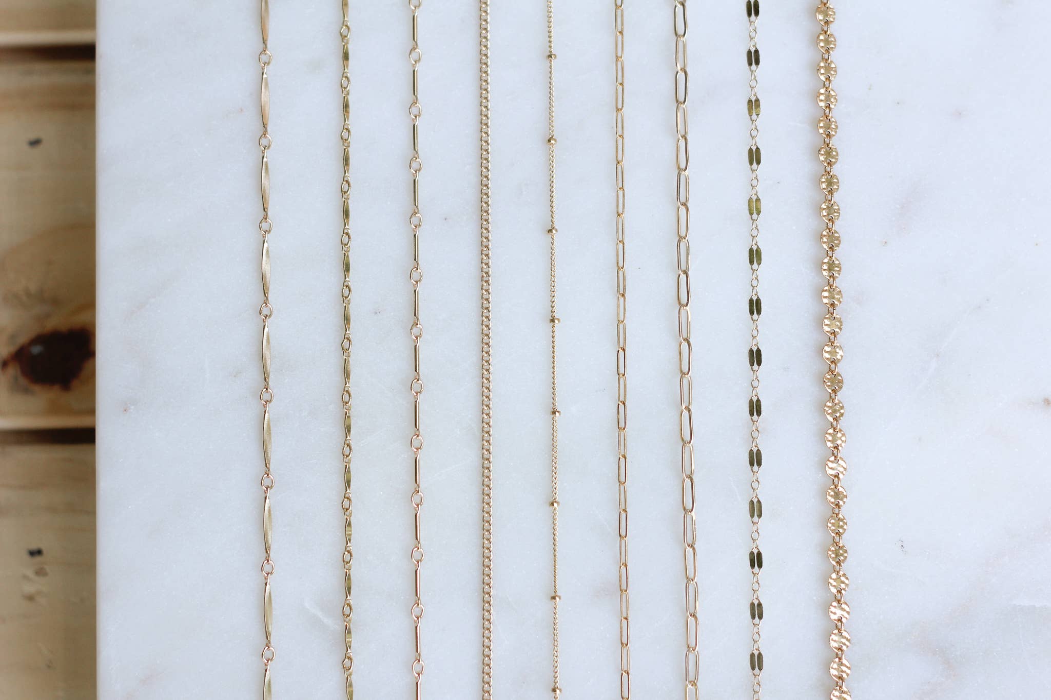 Co. Kind Jewelry - Vente Collier maille et chaîne - Collier chaîne Luna1