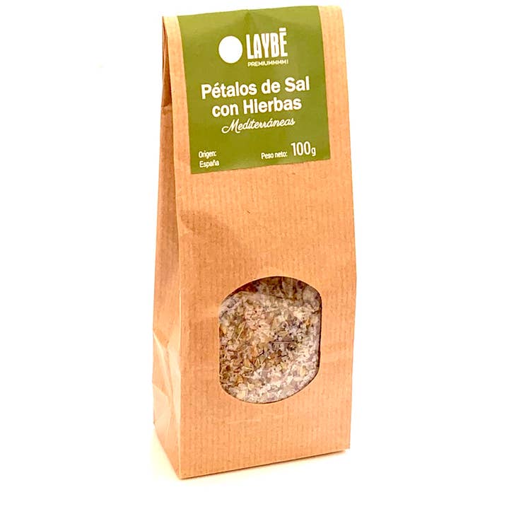 NATURESPECIAS, C.B. – wholesale Salt – Refill påse med salt kronblad Medelhavet örter 100g