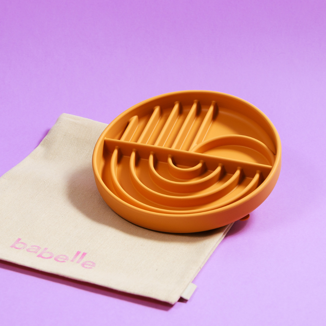 Babelle For Dogs - Wholesale Pet Food Mat - Dog - Dreamy Lickmat- Enrichment for dogs - Ochre3