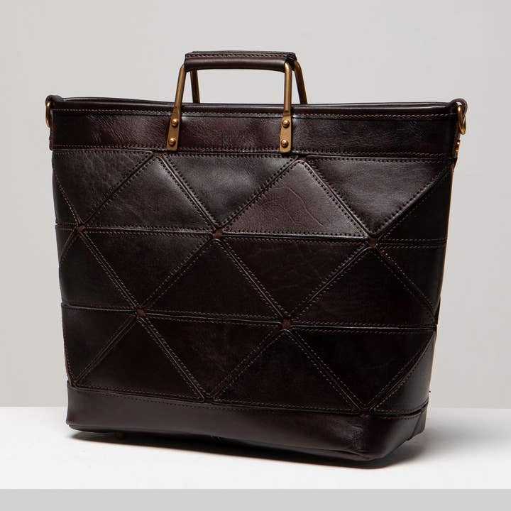 Origami Large Tote - Espresso for wholesale by UPPDOO