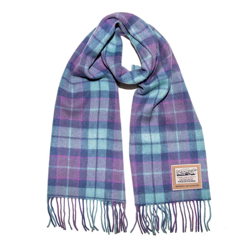 Eurostick - Wholesale Scarf - Unisex - Pure Wool Tartan Check Scarf0