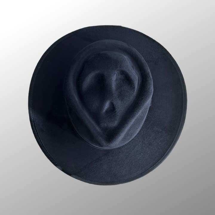 Nati Natash - Wholesale Fedora - Women's - Skull-Billy Style Vegan Suede Hat