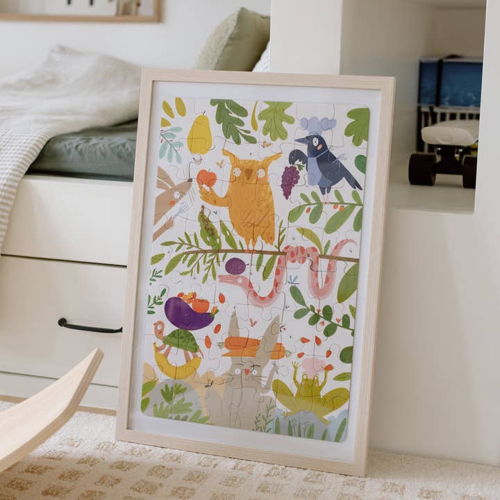 Le Festin de la Forêt 48 Pièces pour la vente par Once Upon a Puzzle Canada