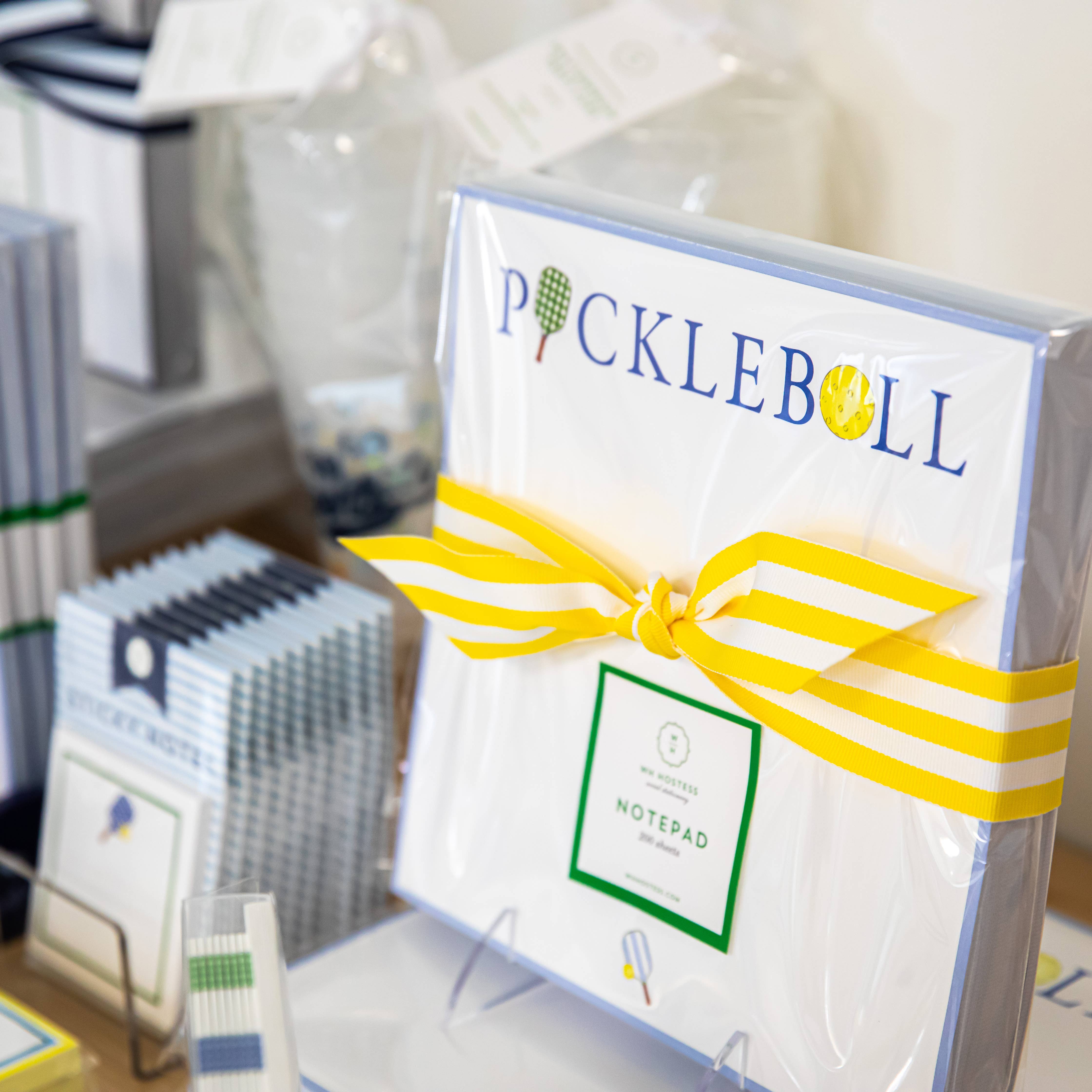WH Hostess Social Stationery - Wholesale Sticky Notes - In Stock Preppy Pickleball Single Sticky Notes2