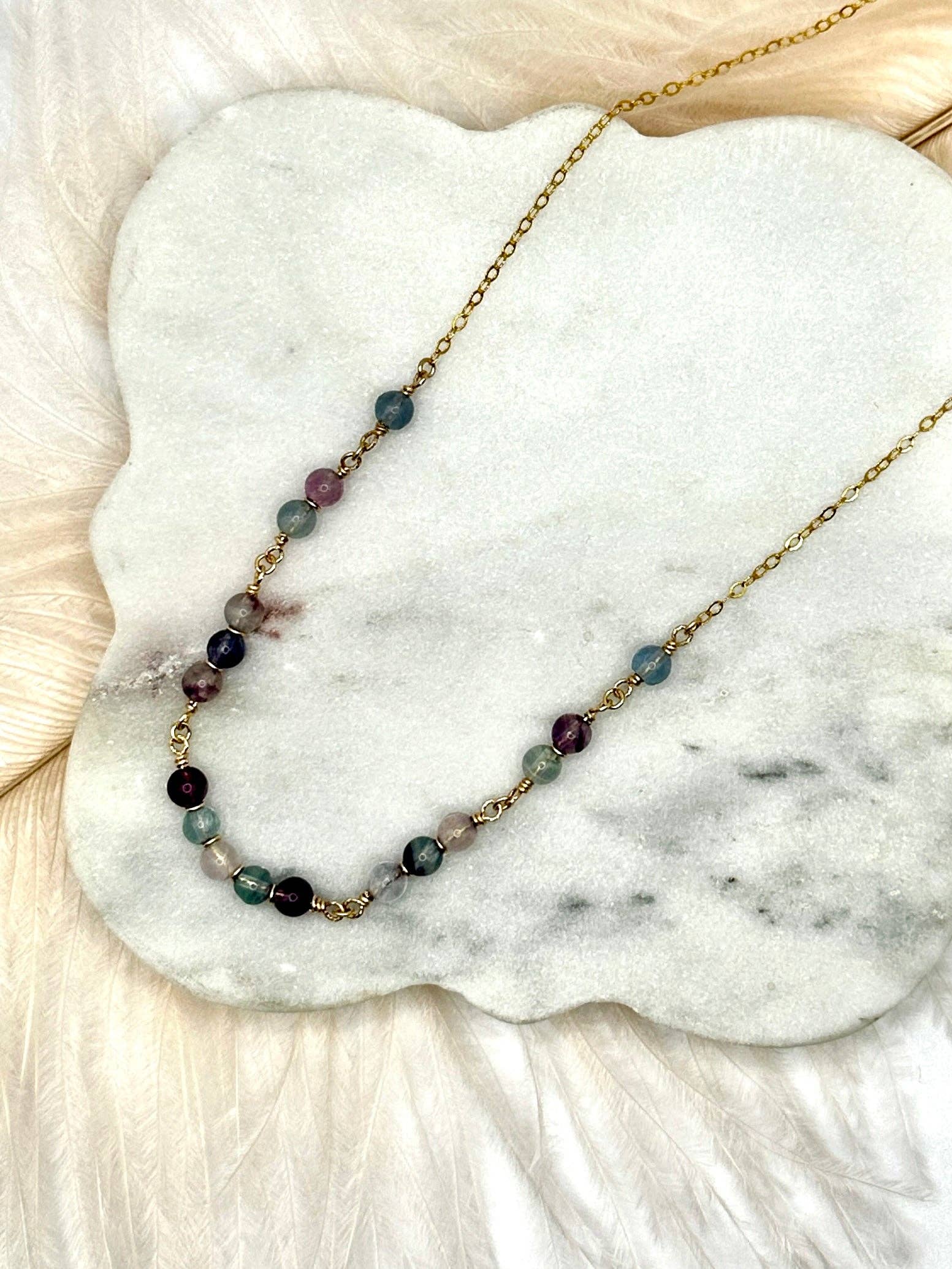 The forEVER Jewelry - Wholesale Beaded/Pearl Necklace - Fluorite Necklace