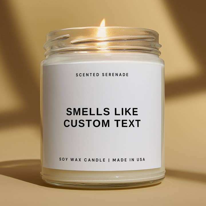 Scented Serenade - Wholesale Jar/Filled Candle - Custom Saying Candle, Personalized Candle0