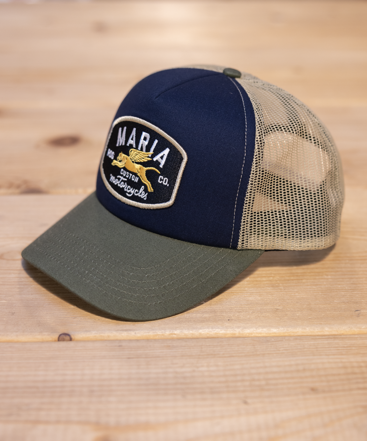 Maria Riding Company – boné - Unissexo por atacado – Boné trucker Flying Panther2