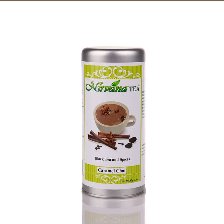 Caramel Chai for wholesale by Nirvana Tea Inc