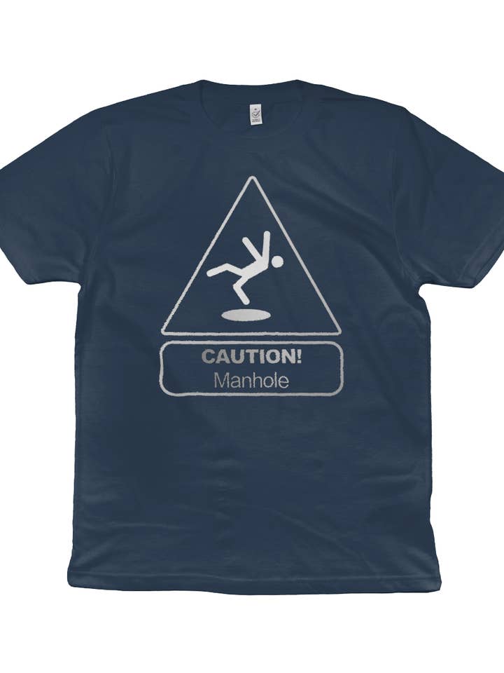 Manhole Organic Cotton T-Shirt for wholesale by Unapologaytic