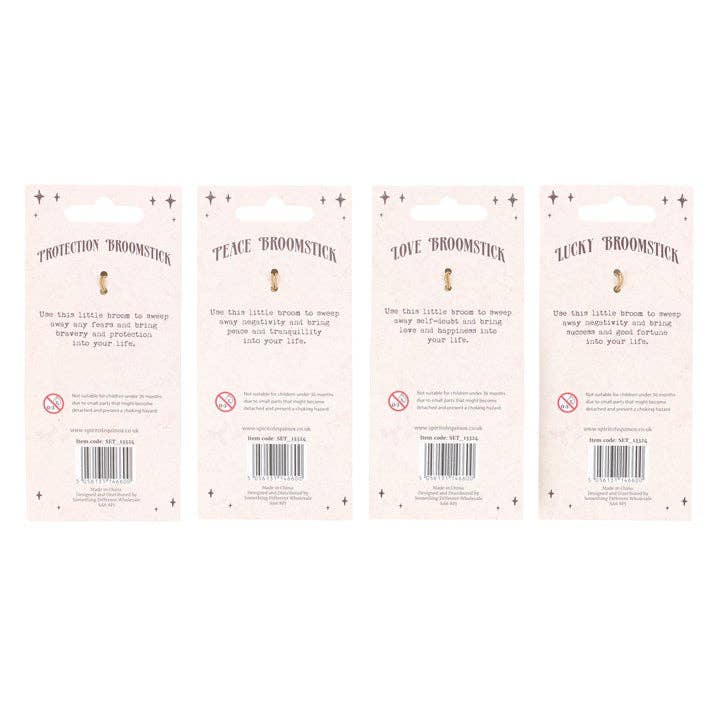 Something Different Wholesale - Wholesale Car Decorative Charm - Unisex - Pack of 12 Lucky Crystal Broomstick Car Charms2