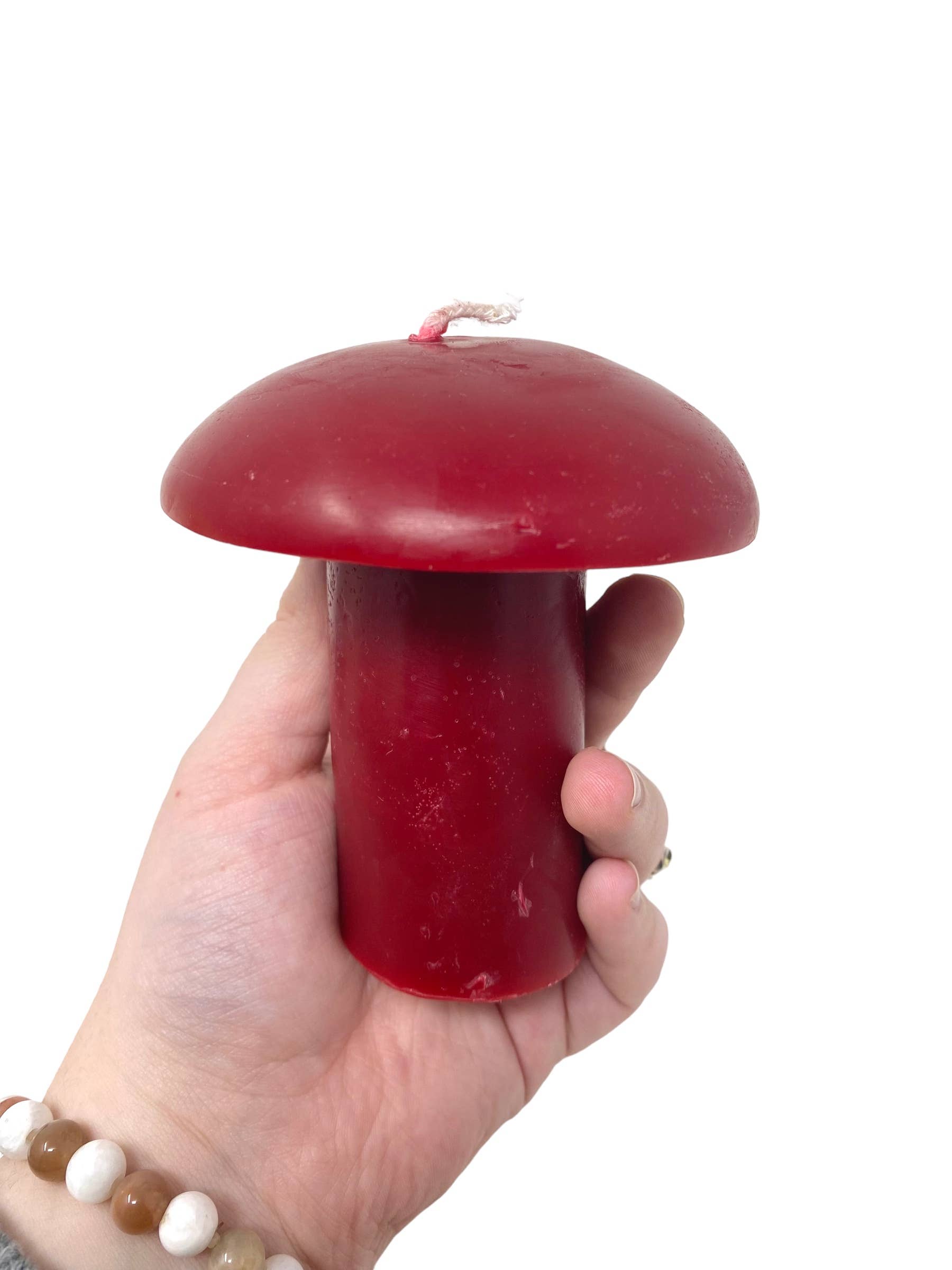 Freedom Rocks - Venta al por mayor Velas de diseño llamativo - Vela grande de cera de abejas con forma de hongo de 4 pulgadas de alto3