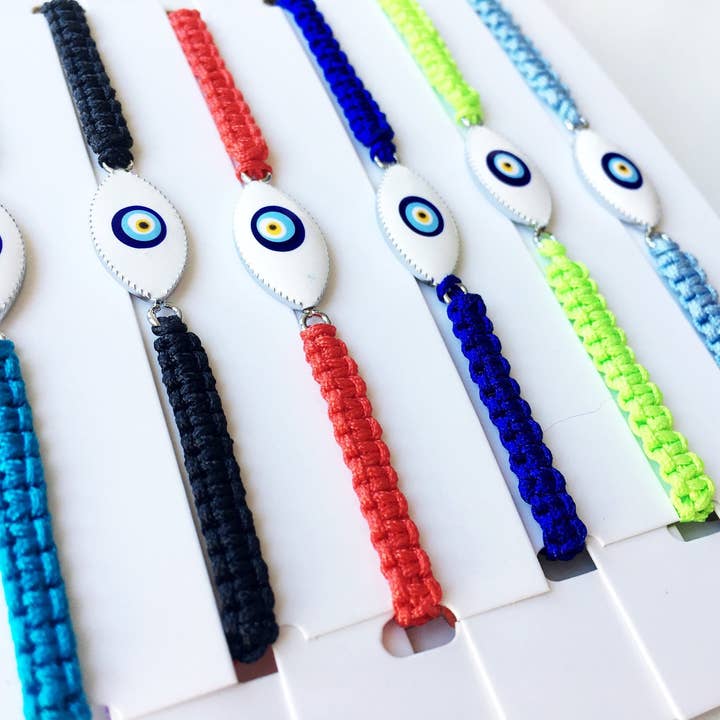Nazar Boncuk Bracelet, Evil Eye Charm Bracelet, Evil Eye Jewelry for wholesale by Evileyefavor